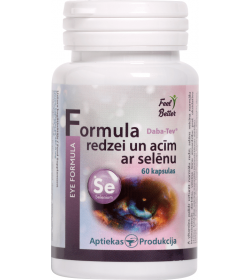 Formula for vision and eyes with selenium Daba – Tev ® / Eye Formula, N60
