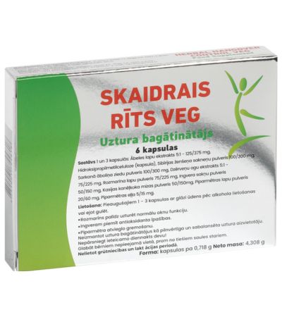 Skaidrais rīts Veg / Herbal Hangover Control Veg, N6