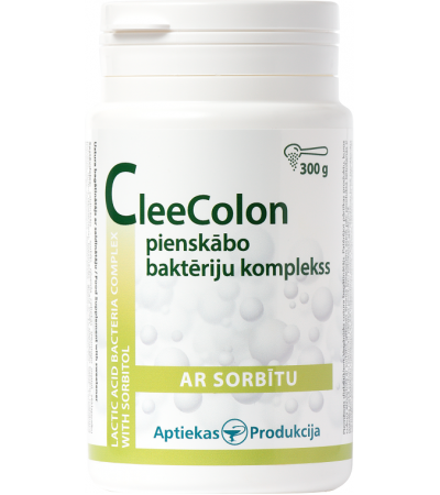 CleeColon pienskābo baktēriju komplekss ar sorbītu, 300g