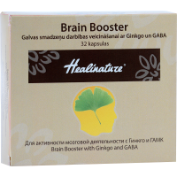 Healinature® Для активности мозговой деятельности с Гинкго и ГАМК, N32