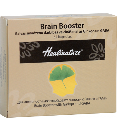 Healinature® Для активности мозговой деятельности с Гинкго и ГАМК, N32