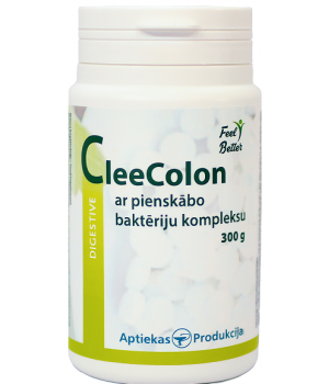 APTIEKAS PRODUKCIJA CleeColon ar pienskābo baktēriju kompleksu, 300g