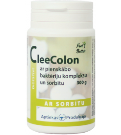CleeColon with lactic acid bacteria complex and sorbitol, 300g