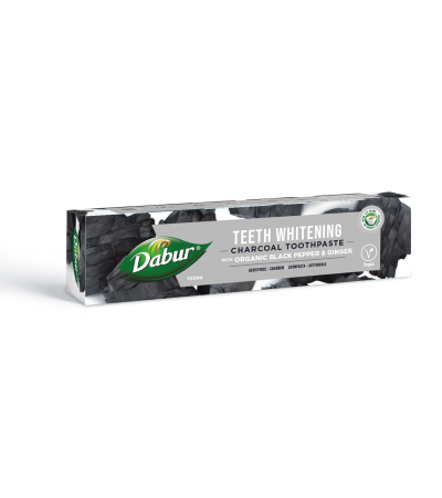 Dabur Herbal zobu pasta BIO ar aktivēto ogli, 100g Dabur Herbal zobu pasta BIO ar aktivēto ogli, 100g