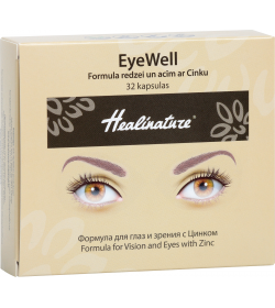 Healinature® EyeWell Formula for Vision and Eyes with Zinc, N32