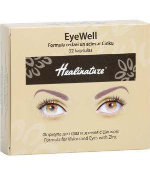 Healinature® EyeWell Formula for Vision and Eyes with Zinc, N32