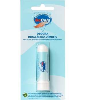Go Cold Nasal inhaler deguna inhalācijas zīmulis saaukstēšanās gadījumā, 1ml