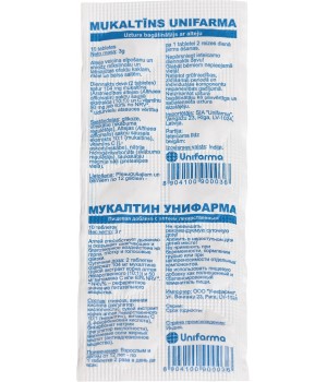 Mucaltin UNIFARMA tab N10