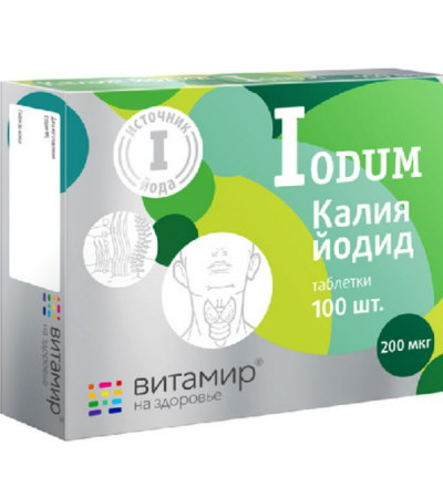 Vitamir Potassium iodide 200, N100