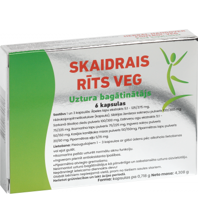 Herbal Hangover Control Veg, N6 Herbal Hangover Control Veg, N6