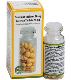 Valerian tablets 20mg, N50