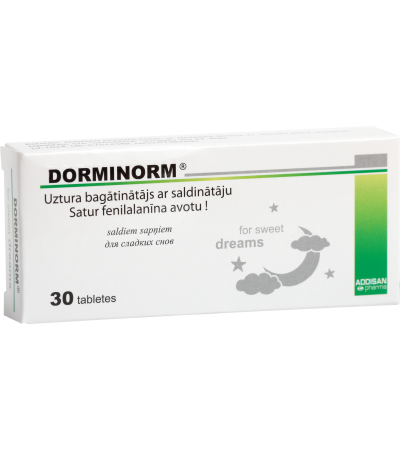 DORMINORM® mелатонин таблетки, N30