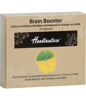 Healinature® Для активности мозговой деятельности с Гинкго и ГАМК, N32