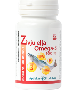 Zivju eļļa Omega-3 1000 mg, N30